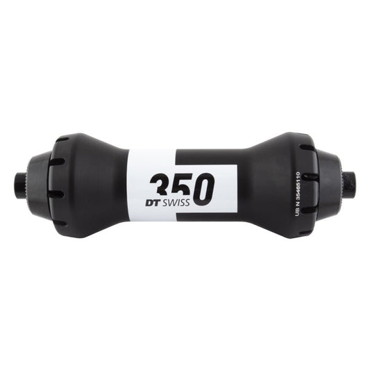 Front Hub DT Swiss DT Swiss 350 Front Hub - QR x 100mm Rim Brake Black 20H Straightpull Dark Slate Gray