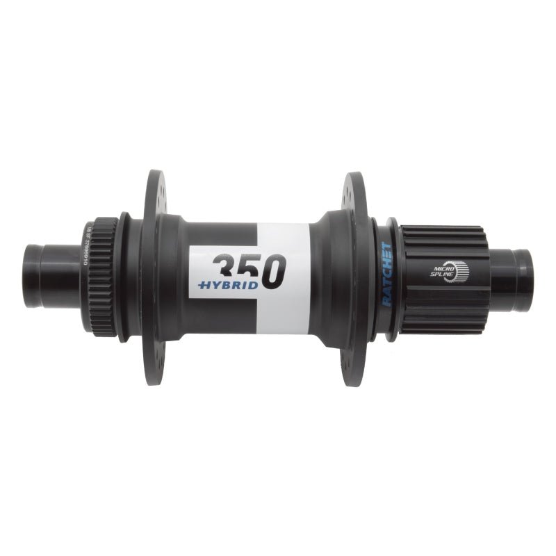 Hubs DT Swiss DT Swiss 350 Hybrid Rear Hub - 12 x 148mm Center-Lock Micro Spline BLK 32h 24pt Dark Slate Gray