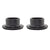 Hubs Origin8 Origin8 MT-2220 Elite II 15mm TA Front End Caps Front/Rear Front (J-Bend) 15TA 100/110mm Blk Dark Slate Gray