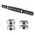 Hubs Black ops Black ops MX-4100 Axles Front/Rear KT-D76R B/O 14mm-3/8 Slotted MX-4100 Dark Slate Gray