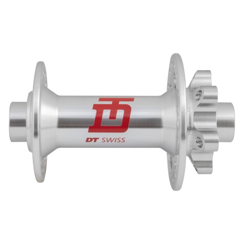 Front Hub DT Swiss DT Swiss 240 Front Hub - 15 x 110mm 6-Bolt Disc Silver 32H 3 Decades Gray