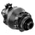 Front Hub DT Swiss DT Swiss 350 Front Hub - 12 x 100mm Center-Lock BLK 24H Dynamo Shutter 35P Straight Pull Dark Slate Gray