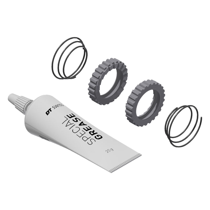 Hub Parts DT Swiss DT Swiss 18t Superlight Star Ratchet Kit: Includes Springs and Grease Dark Slate Gray