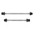 Hubs Sunlite Sunlite 5mm Hex Skewer Front/Rear Blk Light Gray