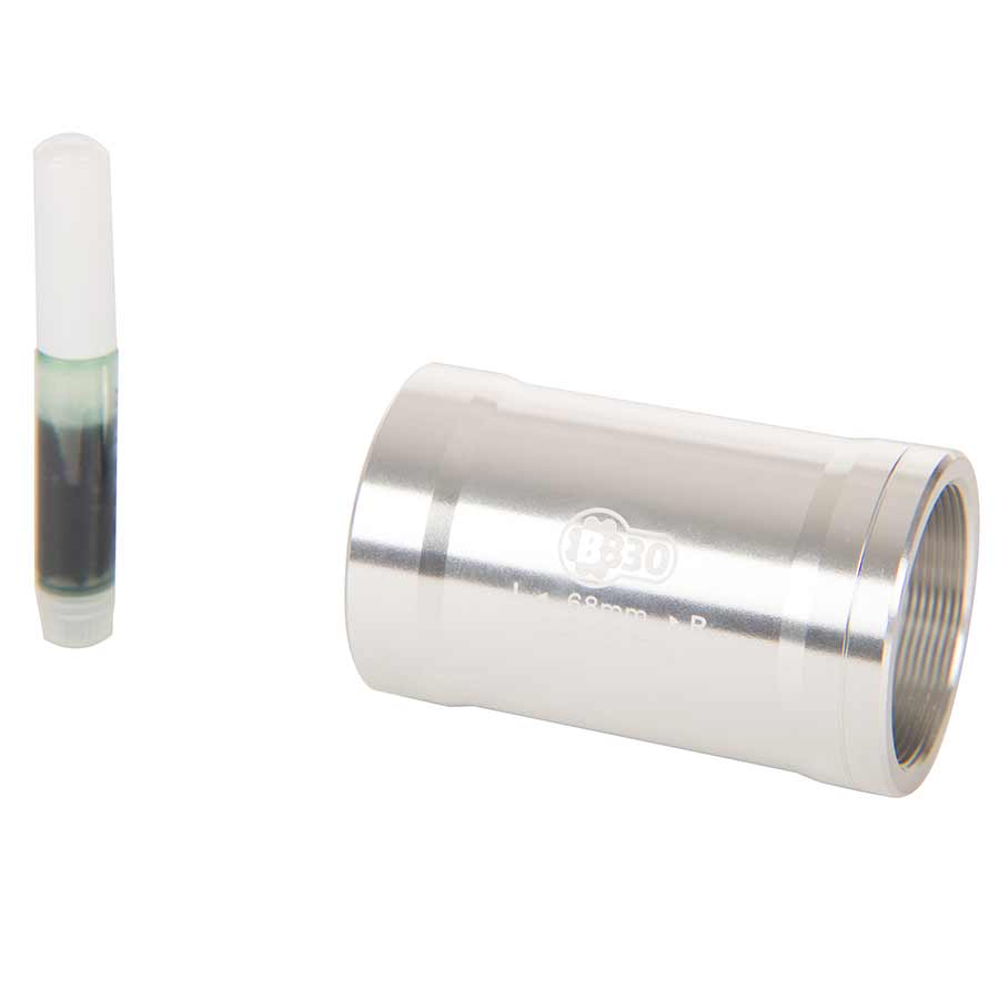 Bottom Bracket Adaptors FSA Full Speed Ahead BB30 to 68mm English Thread Bottom Bracket Adaptor Light Gray