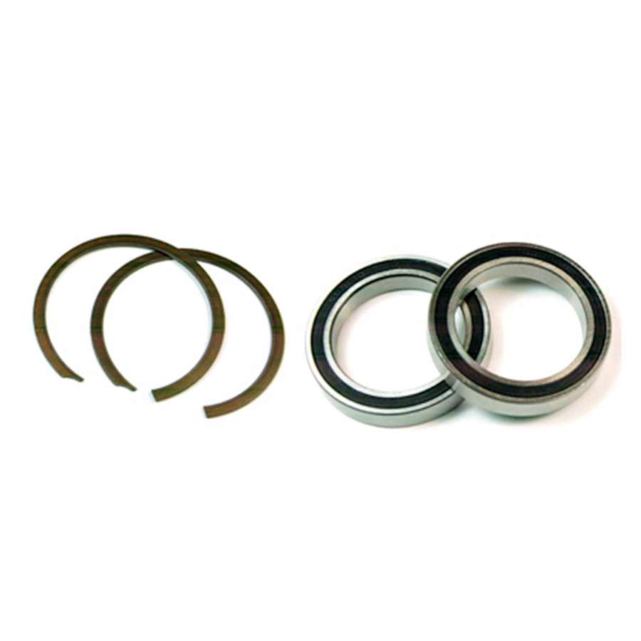 Bottom Brackets Wheels Manufacturing Wheels Manufacturing BB30 ABEC-3 Bearing and Clip Kit Light Gray