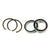 Bottom Brackets Wheels Manufacturing Wheels Manufacturing BB30 ABEC-3 Bearing and Clip Kit Light Gray