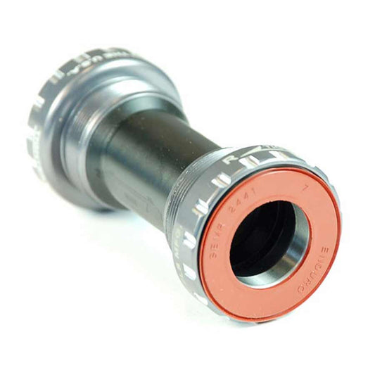 Bottom Brackets Wheels Manufacturing Wheels Manufacturing BSA Bottom Bracket - SRAM Road Angular Contact Bearings Gray Cups Rosy Brown