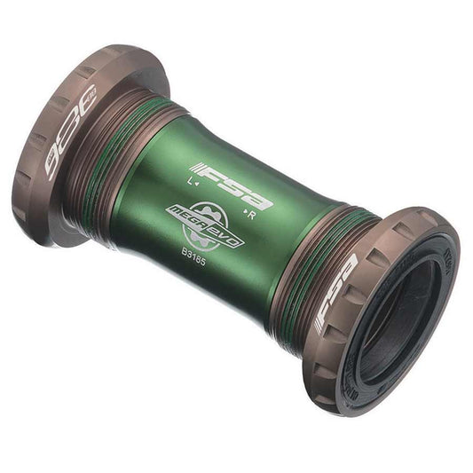 Bottom Brackets FSA Full Speed Ahead MegaEVO Steel 68mm English Bottom Bracket 386 EVO Cranks Dim Gray