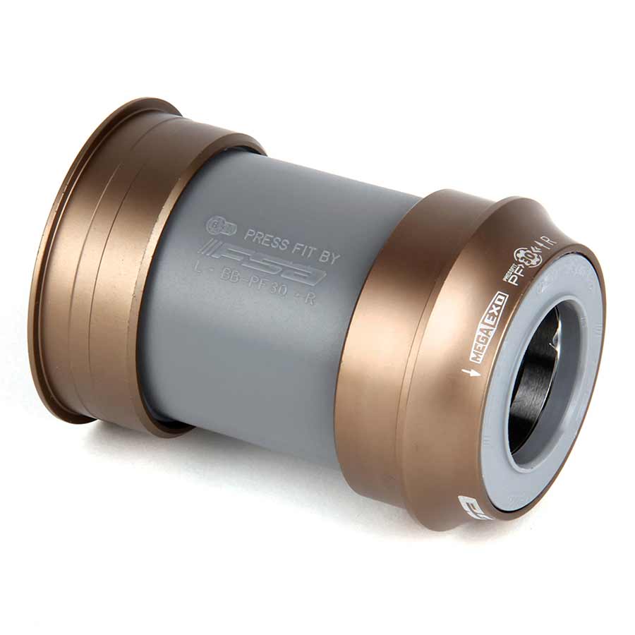 Bottom Brackets FSA Full Speed Ahead MegaExo Stainless Road Bottom Bracket Direct BBRight Frames Light Slate Gray