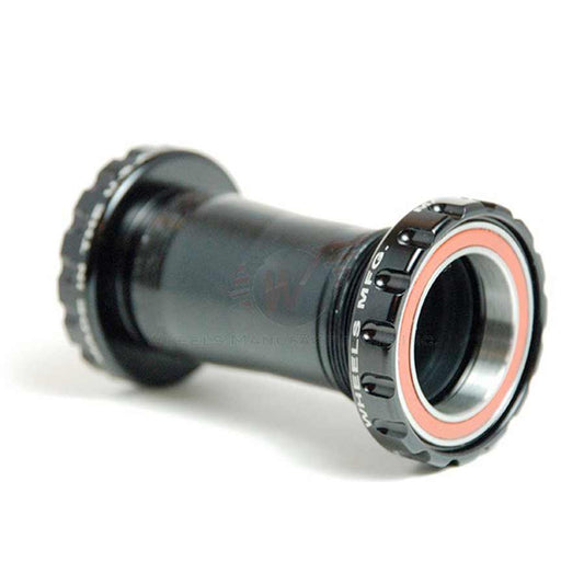 Bottom Brackets Wheels Manufacturing Wheels Manufacturing BSA 30 Bottom Bracket - English BSA Frame Interface ABEC-5 Angular Contact Bearings For 30mm Spindle BLK Dark Slate Gray