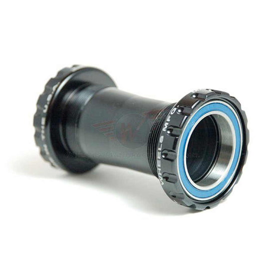 Bottom Brackets Wheels Manufacturing Wheels Manufacturing BSA 30 Bottom Bracket - English BSA Frame Interface ABEC-3 Bearings For 30mm Spindle BLK Dim Gray