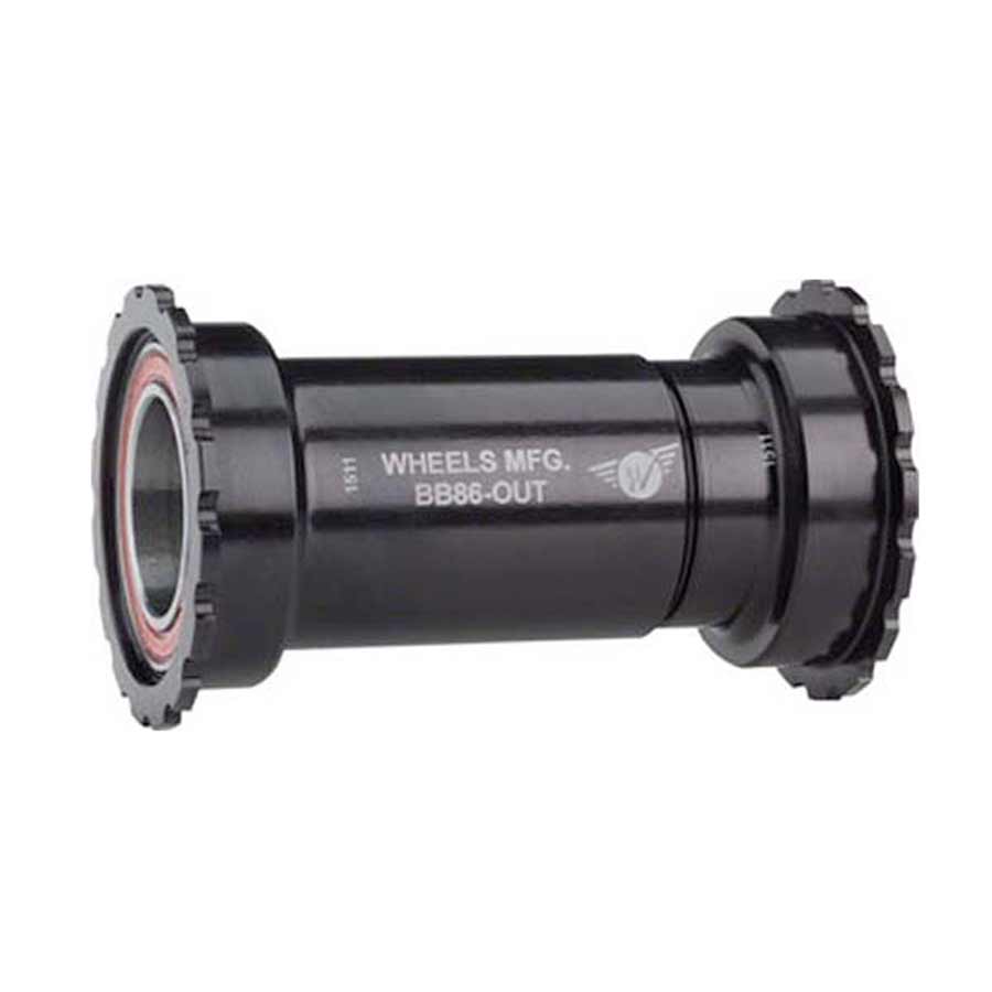 Bottom Brackets Wheels Manufacturing Wheels Manufacturing BB86/92 SRAM Bottom Bracket ABEC-3 Bearings BLK Cups - Threaded Dark Slate Gray
