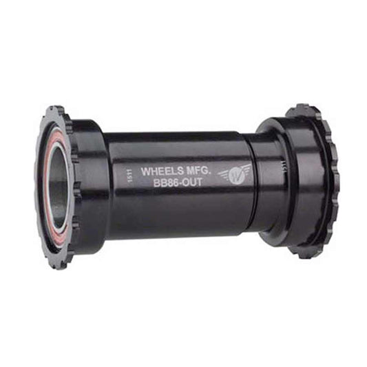 Bottom Brackets Wheels Manufacturing Wheels Manufacturing BB86/92 SRAM Bottom Bracket ABEC-3 Bearings BLK Cups - Threaded Dark Slate Gray