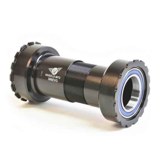 Bottom Brackets Wheels Manufacturing Wheels Manufacturing 386EVO Bottom Bracket - ABEC-3 Bearings For 24mm Shimano Cranks BLK Dark Olive Green