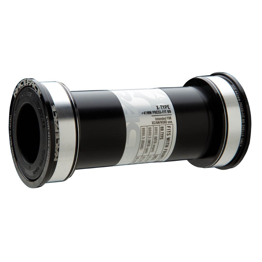 Bottom Brackets Race Face RaceFace EXI BB92 Bottom Bracket: 41mm ID x 92mm Shell x 24mm Spindle Gray