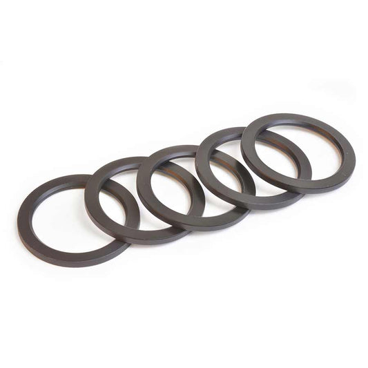 Bottom Bracket Parts Wheels Manufacturing Wheels Manufacturing 29mm DUB Spindle Spacer 2.5mm 5pcs Dim Gray