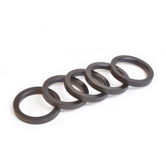 Bottom Bracket Parts Wheels Manufacturing Wheels Manufacturing 29mm DUB Spindle Spacer 5mm 5pcs Dim Gray