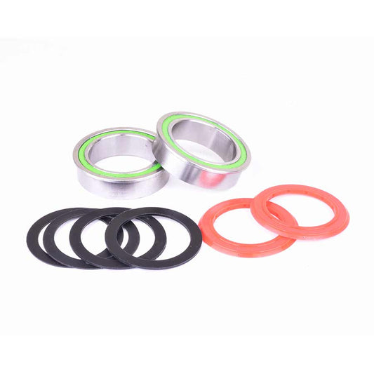 Bottom Brackets Wheels Manufacturing Wheels Manufacturing BB86 PressFit Bottom Bracket~ 29mm Bearing ID SRAM DUB Dual Row Abec-3 Bearings Light Gray