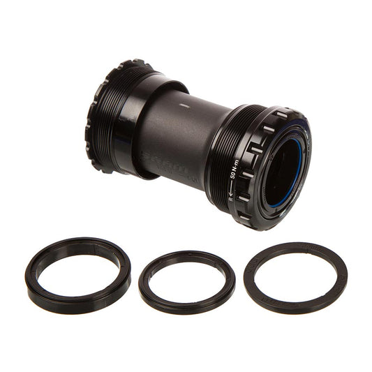 Bottom Brackets SRAM SRAM DUB T47 Bottom Bracket - T47 77mm Road and Road Wide Black Dark Slate Gray