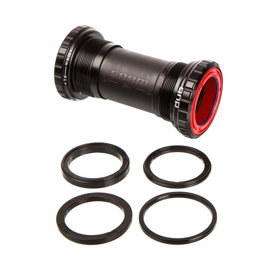 Bottom Brackets SRAM SRAM DUB Wide English Ceramic Bottom Bracket - English/BSA  68/73mm 73 Road-Wide BLK Dark Slate Gray