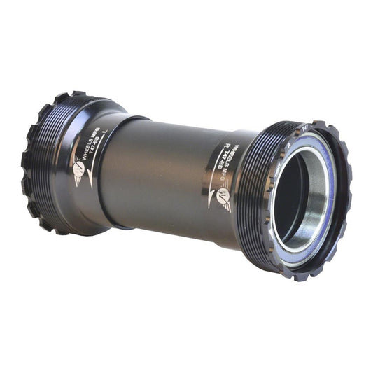 Bottom Brackets Wheels Manufacturing Wheels Manufacturing T47 Inboard Bottom Bracket - For 30mm Spindle ABEC-3 Bearings Fits Frames 68mm-132mm BB Shells BLK Dim Gray