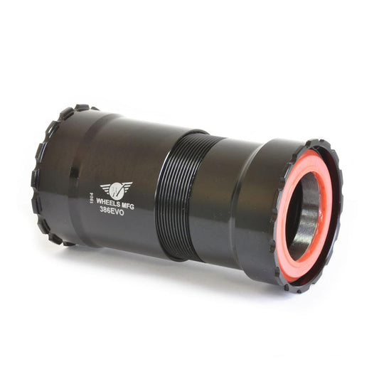 Bottom Brackets Wheels Manufacturing Wheels Manufacturing 386EVO Thread-Together Bottom Bracket - DUB Spindle ABEC-3 Bearing BLK Dark Slate Gray