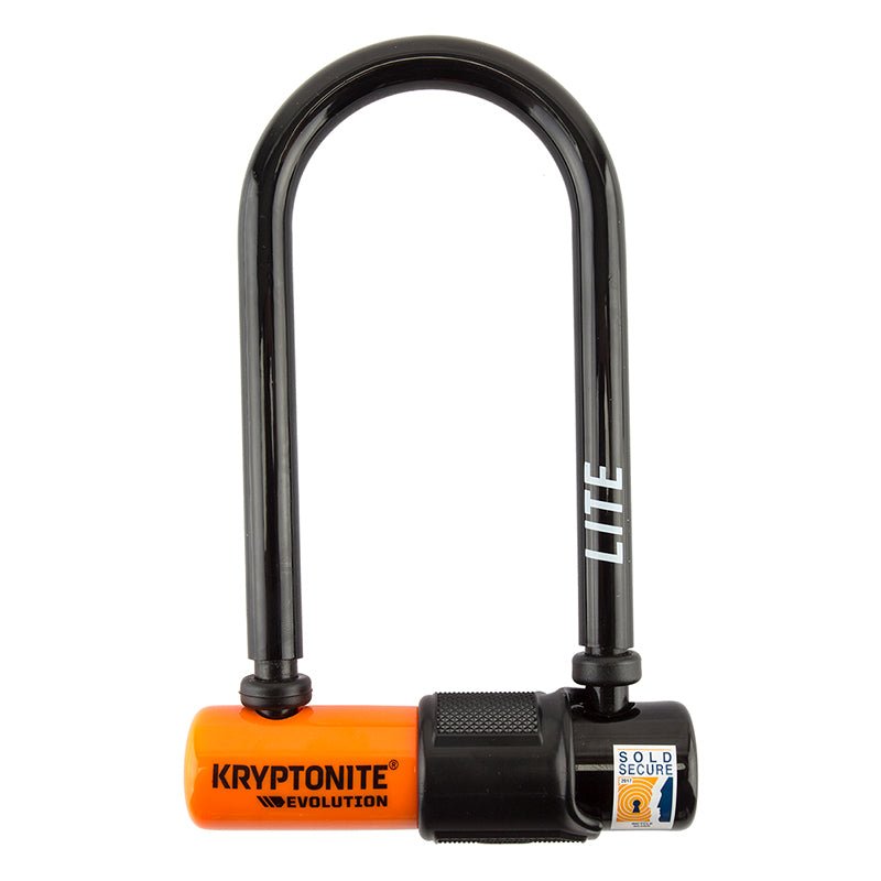 U-Lock Kryptonite Kryptonite Evolution Series U-Lock - 2.75 x 5.9" Keyed Black Dark Slate Gray