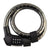 Locks Kryptonite Kryptonite KryptoFlex 2080 Armored 20mm 2`7.5`/80cm Combo Blk Included 2080 Dark Slate Gray