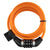 Locks Sunlite Sunlite Resettable Combo Cable 8mm 6`/183cm Combo Org Included Chocolate