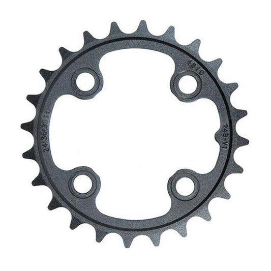Chainrings TruVativ Truvativ 26T 9 sp BCD 64mm 4-Bolt Inner Chainring For MTB triple Aluminum Black 11.6215.092.000 Dark Slate Gray
