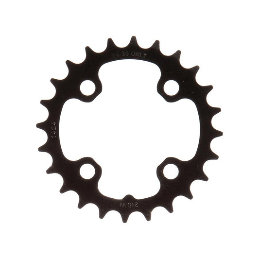 Chainrings TruVativ TruVativ Trushift 24T x 64mm Black Chainring Steel Black