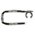 Wheel/Frame Lock Kryptonite Kryptonite Ring Wheel Lock with Plug-In Chain - 5.5mm 120cm Chain Black Dark Slate Gray