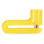 Locks Kryptonite Kryptonite KryptoLok 10-S Disc Lock 10mm Key Yellow 6 of 10 Gold