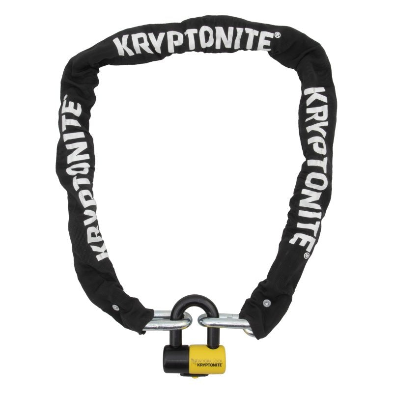 Locks Kryptonite Kryptonite New York Legend Chain 1515 & New York Disc Lock 15mm 4`11`/150cm Key Black 10 of 10 Light Gray