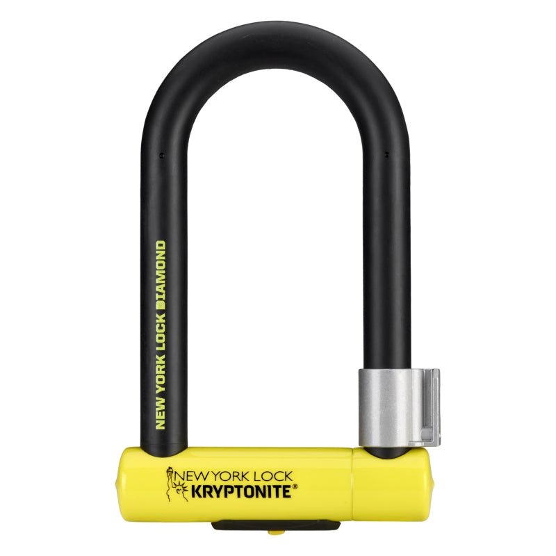 Locks Kryptonite Kryptonite New York Diamond Standard U-Lock Key 204x95mm 8"x3.74" Thickness in mm: 26mm Yellow Dark Slate Gray