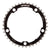 Chainrings FSA Full Speed Ahead Pro Road Triple Chainring - 39t 130 BCD Aluminum S-10 Black Gray