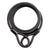 Locks Sunlite Sunlite Coiled Cable 8mm 6`/183cm Cable Only Blk Dark Slate Gray