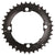 Chainrings SRAM SRAM/Truvativ X0 X9 36T 104mm BCD 10 Speed GXP Chainring Long Over-shift Pin Use 22T Dark Slate Gray