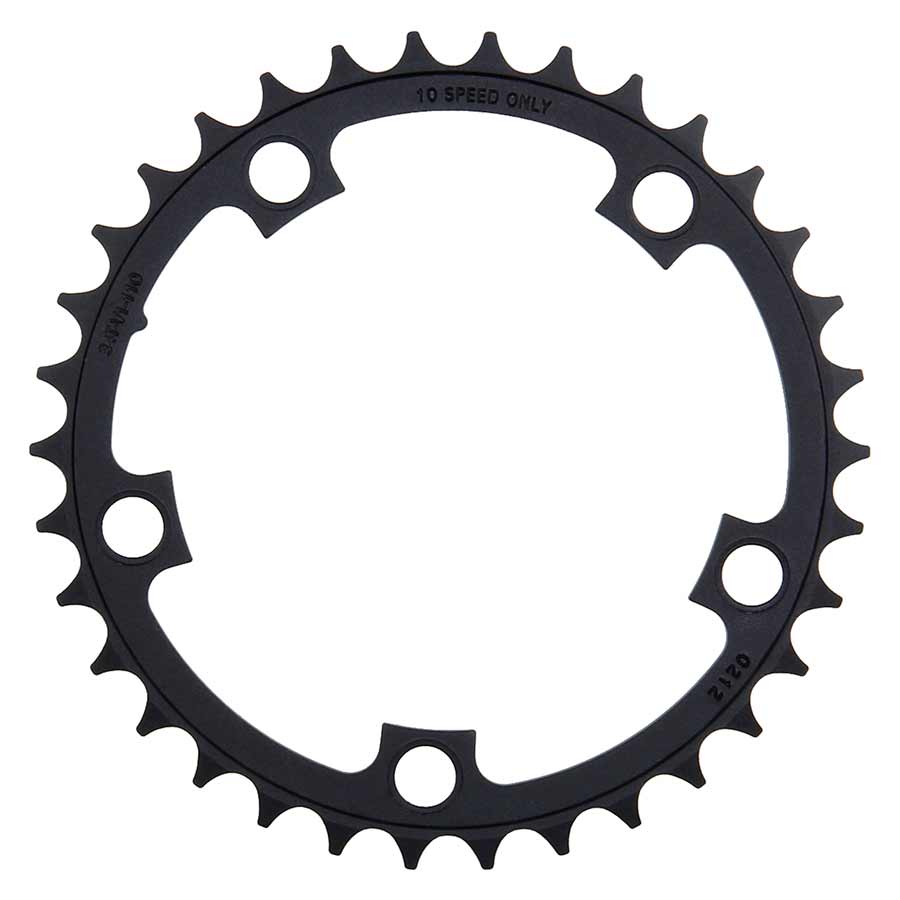 Chainrings SRAM SRAM Red/Force/Rival/Apex 34T 10-Speed 110mm Black Chainring Use with 50T Dark Slate Gray