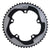 Chainrings SRAM SRAM Red 22 53T 130mm BCD YAW Chainring Gray Hidden Non-Hidden Bolt Use 39T Black