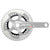 Chainrings SRAM SRAM 11-Speed 34T 110mm BCD YAW Chainring Black Use with 50T Gray