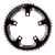 Chainrings FSA Full Speed Ahead Super Road Chainring - 50t 110 BCD 5-Bolt Aluminum N11 BLK/Silver Gray