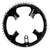 Chainrings FSA FSA K-Force Super ABS Road 53T Chainring Alloy Black Shimano 10/11p. BCD: 110mm For FSA ABS cranksets only Light Gray
