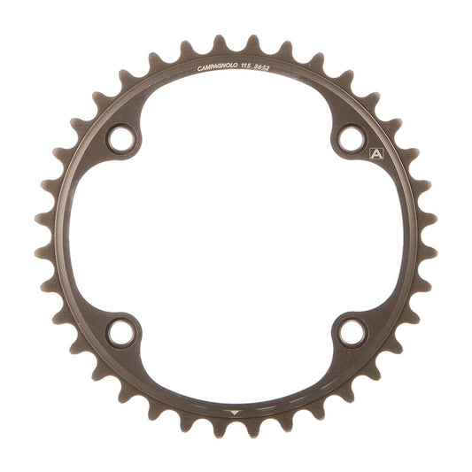 Chainrings Campagnolo Campagnolo 11 Speed 36 Tooth Chainring Bolt Set 2015 later Super Record Record Chorus Dim Gray