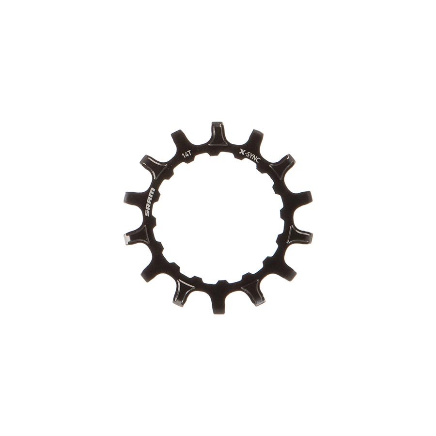 Chainrings SRAM SRAM X-Sync EX1 Sprocket Chainring for Bosch Motors 14T Straight Steel Dark Slate Gray
