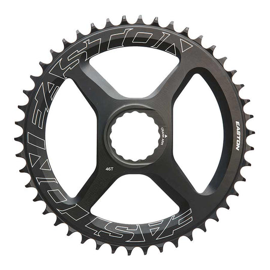 Chainrings Easton Easton CINCH Spider and Chainring Assembly - 46/36t 11-Speed Black Dark Slate Gray