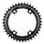 Chainrings SRAM SRAM X-Sync Chainring 40T 110mm Asymmetric BCD Black Dark Slate Gray