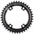 Chainrings SRAM SRAM X-Sync Chainring 42T 110mm Asymmetric BCD Black Dark Slate Gray