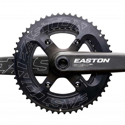 Chainrings Easton Easton Cinch 2X 36/52T Chainring 11sp BCD: 64/104 Aluminum Black Dark Slate Gray